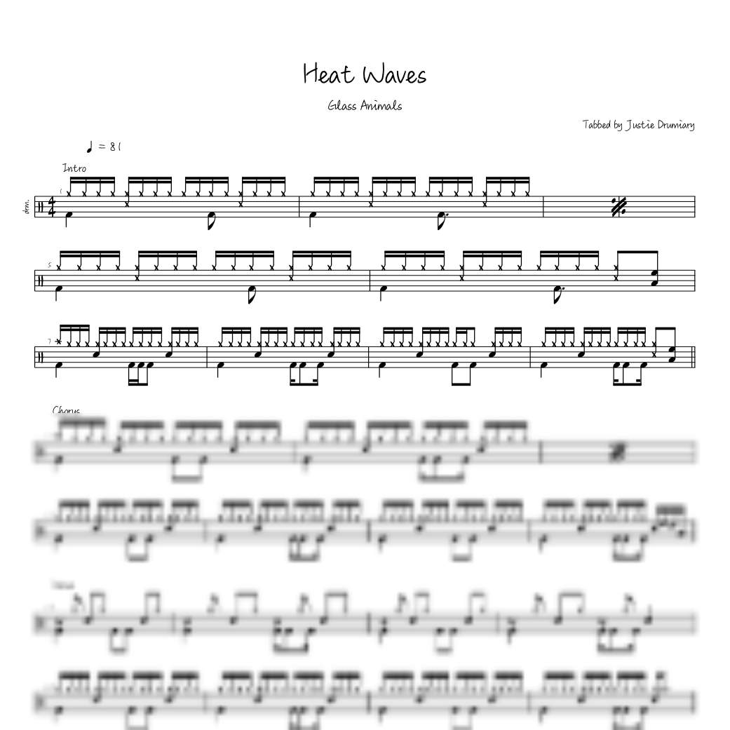 The first page of Heat Waves